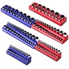 Socket Organizer Magnetic Socket Tray,NOEAIKE 6-Pack SAE & Metric 1/2,3/8,1/4