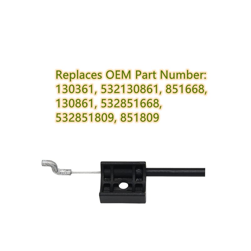 yhoparts 532130861 Engine Zone Control Cable for AYP Poulan Craftsman