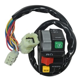 Cylinman - Interruptor de encendido y apagado para manubrio izquierdo para Can-Am Outlander 450 500 650 800 1000 MAX 6X6 Renegade 800 1000 XXC#703500920
