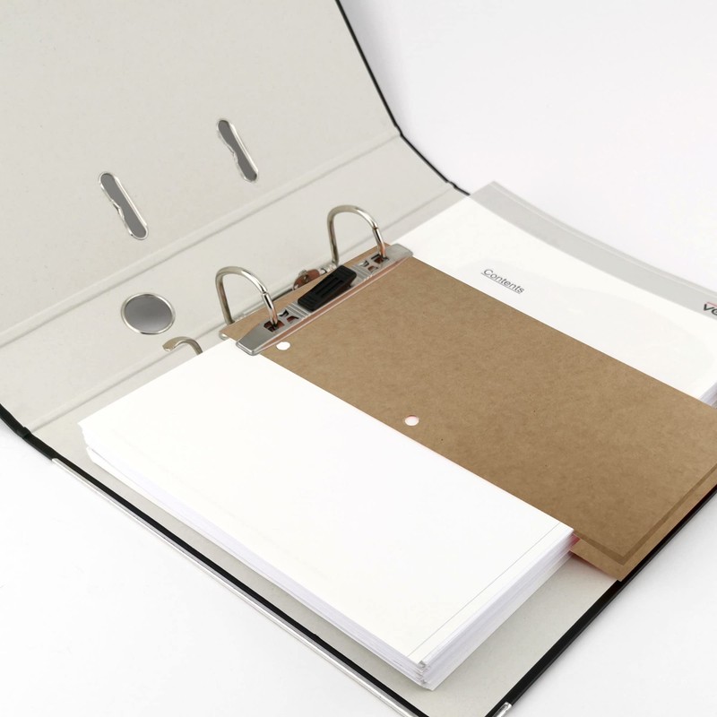 D.RECT Pack of 50 Cardboard Dividers 10.5 x 23.5 cm