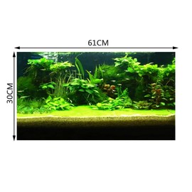 PENKOHOME 3D Prints Aquarium Underwater Backdrop Image Decor Fish Tank Background Poster for Aquarium Fish Tank