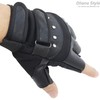 Dhana Style HF-WA Half Finger Tactical Gloves, Soft Leather, Fingerless,