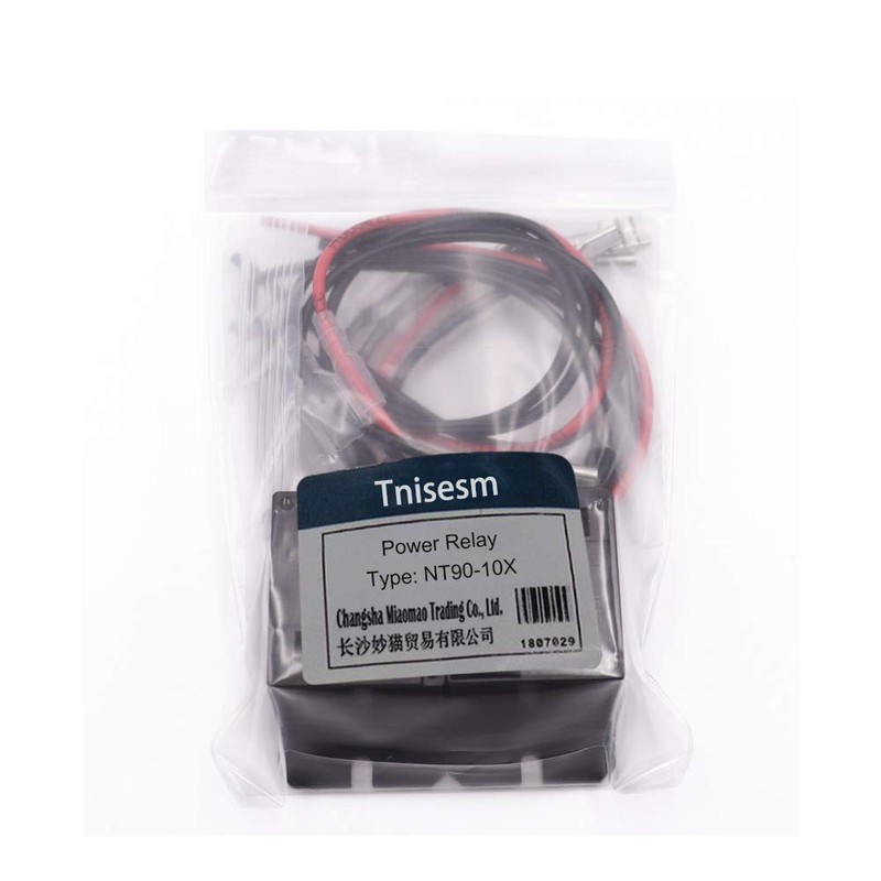 Tnisesm 2PCS Power Relay DC24V Coil, 30A SPDT(1NO 1NC) with