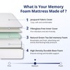 Emerspring Queen Mattress 8 Inch Green Tea Memory Foam Mattress
