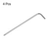 QUARKZMAN 4 Pieces Ball End Hex Key 2.5mm L Shape