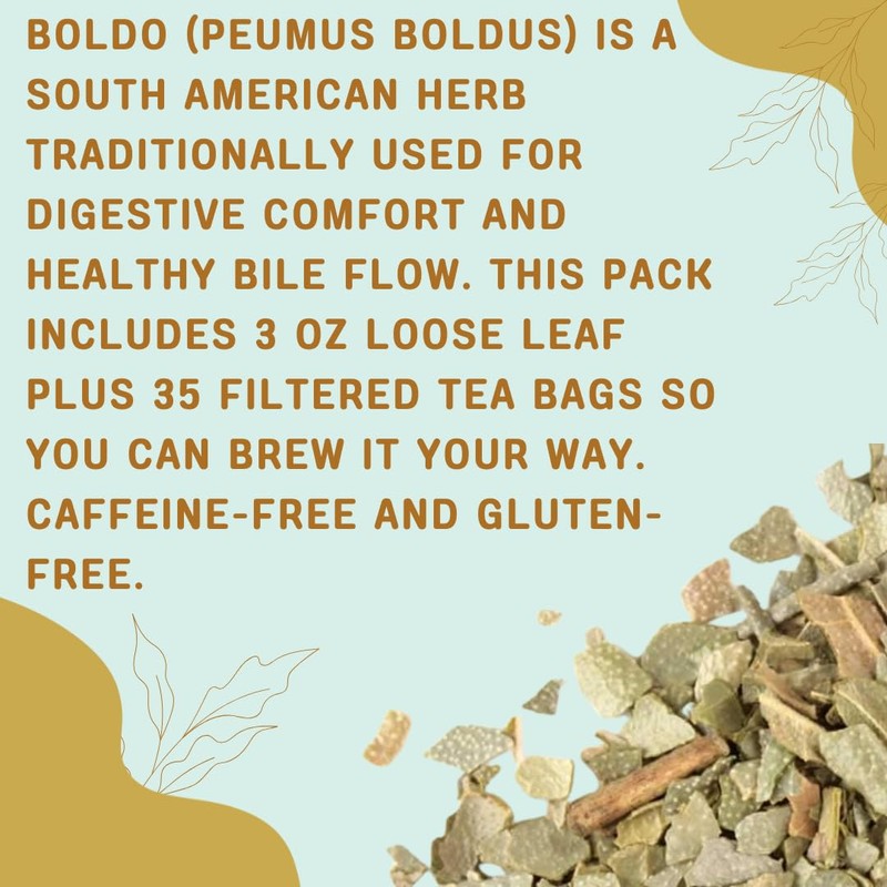 Boldo Herbal Tea — Traditionally Used for Digestive Comfort &