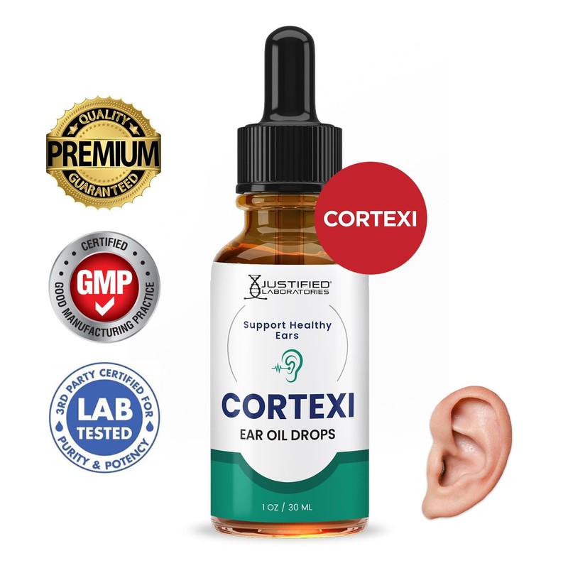 Justified Laboratories Cortexi Ear Drops Cortexi Healthy Eardrum Oil Supports