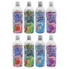 Sangaria Ramune Japanese Soft Drinks Mix Combo, Ramu Bottle, Carbonated,