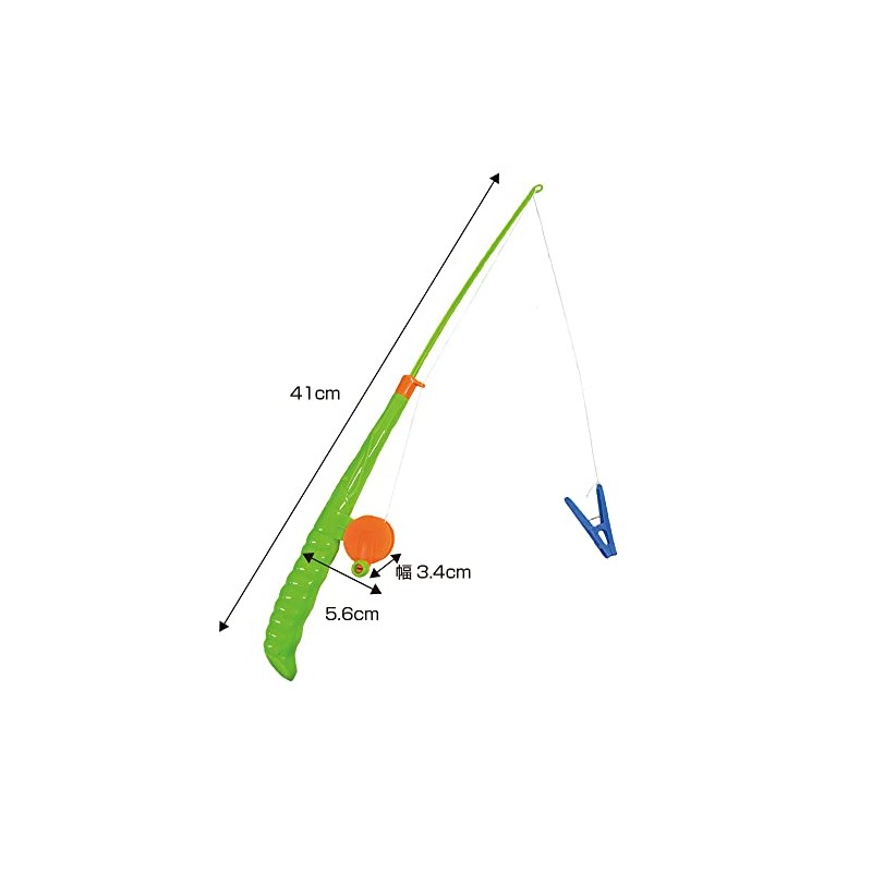 Crab Catcher Fishing Rod for Small Crab and Crawfish (Green)
