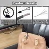 Steel Vinyl Coated Safety Cable Lock with Double Loop -