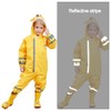 FILOWA Raincoat Hooded Kids Puddle Suit Girls All in One