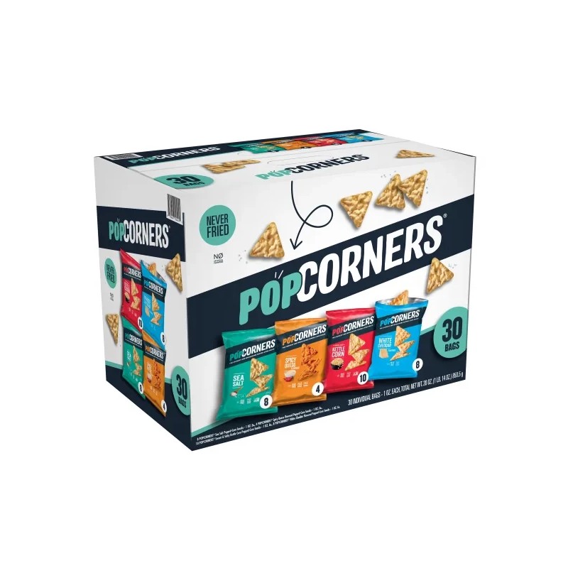 PopCorners Popped Corn Snacks – Variety Pack (1 oz, 30‑Count)