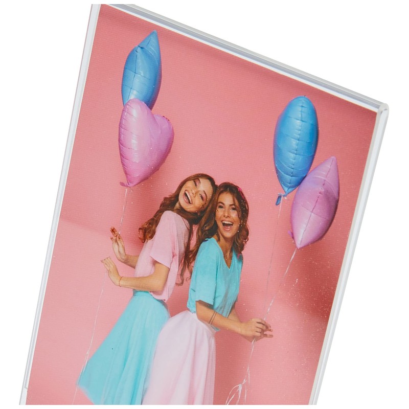 Hama 63163 | Acrylic Portrait Frame, Transparent | 9 x