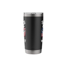 shields and axes we trust american viking norse mythology Stainless Steel Insulated Tumbler