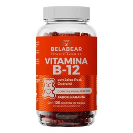 Belabear Vitamina B12 Jalea Real Guaraná 100 Gomitas Dlc Bb2