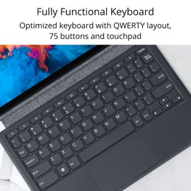 Keyboard for Xiaoxin Pad, Tablet Keyboard with Magnetic Integration, Multi Viewing Angle, Sensitive Touchpad, QWERTY Layout, 75 Buttons