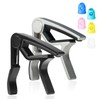 Guitar Capo, 2 Pcs Universal Aluminum Alloy Kapo with 5