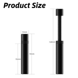 LuojinLuoda Graphics Card GPU Brace Support, Adjustable GPU Sag Bracket, Universal GPU Stand, Anti-Sag Video Card Bracket, GPU Support Bracket for Computer Components (Black, L, 74-120mm)