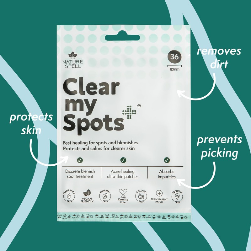Nature Spell Clear My Spots Patches, Removes Dirt & Excess