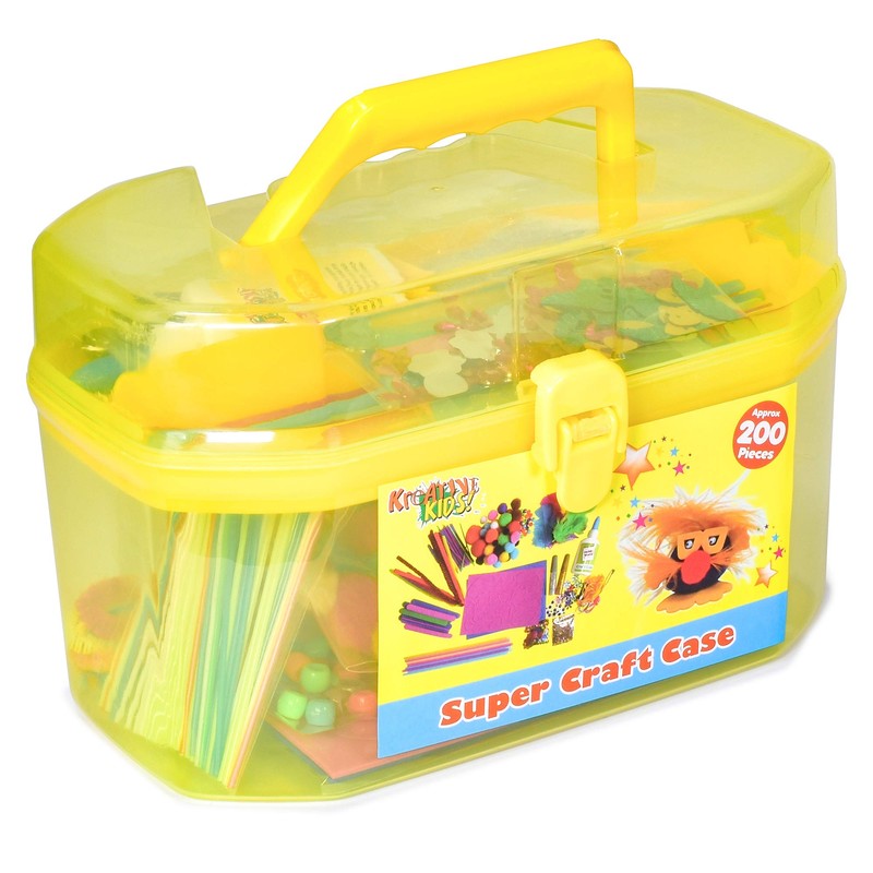 KandyToys TY0266 Craft Case Set (3, Blue, Pink)