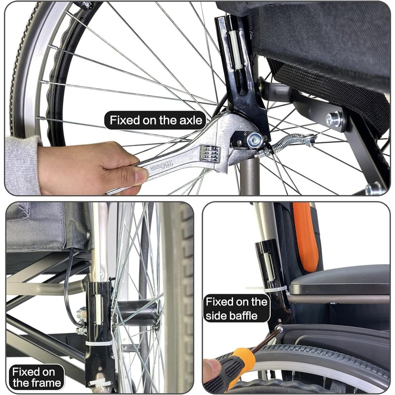 RAXCONN Wheelchair Safety Flag, Bicycle Safety Flag, Polyester Full Color