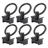 Jiawu 12 Pack Single Stud Fittings, L Track Tie Down
