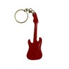 FTWDesign Electric Guitar Keyring in Red, red