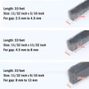 33 Ft Self-Adhesive Weather Stripping Door Seal, Brush Weatherstripping for