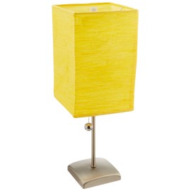 Oriental Furniture 17" Yoko Table Lamp - Yellow