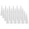 Crafjie 24 Pack Craft Foam Tree Cones for DIY Arts