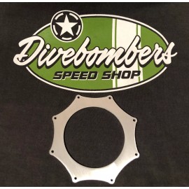 divebombers garage 3.5” Aluminum Exhaust Ring Panel For Fender Exit