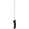 Mercer Culinary M23010 Millennia Black Handle, 10.3-Inch Granton Edge, Salmon,