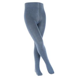 Falke Children's Family Tights, 94% Cotton, Pack of 1, Various colours, UK size 6 - 11, skin-friendly cotton, durable, perfect for a casual look., blue, 98-104