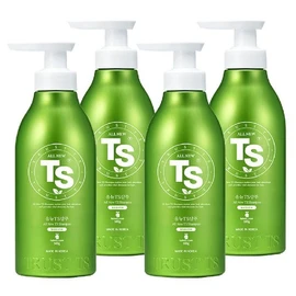 All New TS Shampoo 500g x 4 TS Hair Loss Shampoo Relief of Hair Loss Symptoms (48038178) / 올뉴TS샴푸 500g X 4개 티에스 탈모샴푸 탈모증상 완화 (48038178)
