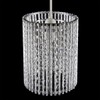 Crystal Light Shade for Ceiling Pendants Chrome Frame Chandelier Droplets