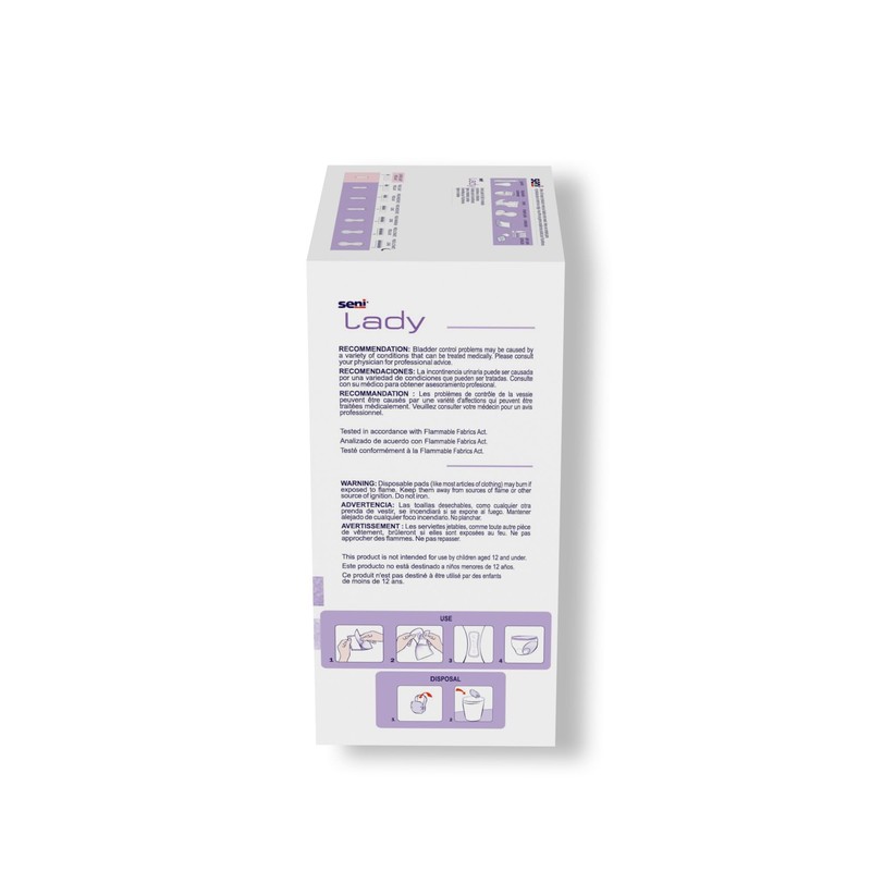 Seni Lady Liners Light Regular, 6PK/216 pcs