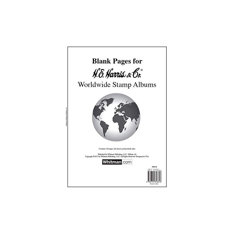 H.E. Harris Blank Pages for Statesman Album