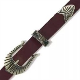 Cactus Mountain Southwest Hatband Buckle Set 3/8"