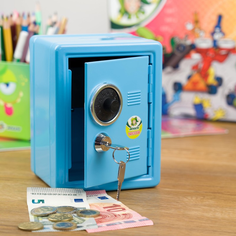 JOLLY Tresor Money Box, Light Blue