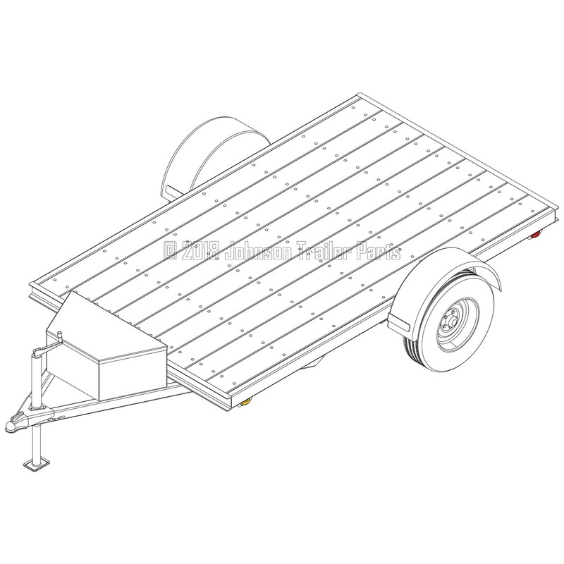 6′ x 10′ Utility Trailer Plans – 3,500 lb Capacity