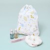 Astro Shoe Bag, White, Scandinavian Pattern, Non-woven Fabric, Drawstring Bag,