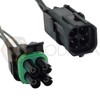 1 x Set Female & Male Connector Plug 4-way 4