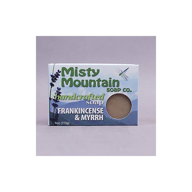 Frankincense and Myrrh Handcrafted Bar Soap by Misty Mountain Soap