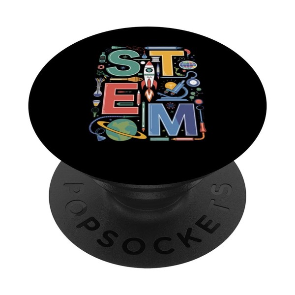 Stem Scientist Laboratory Experiments Kids Women Men PopSockets Adhesive PopGrip