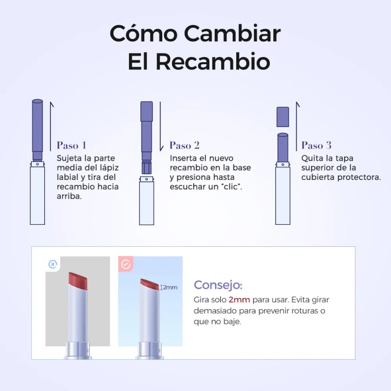 Sace Lady Labial En Crema Mate Suave Spf 15 Diseño