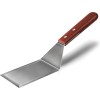 KLAQQED Heavy Duty Metal Spatula for Cast Iron Skillet Grill