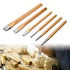 6 Piece Punch and Chisel Set, Wood Carving Hand Chisel