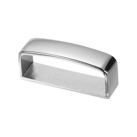 PATIKIL 1-1/4 Inch 40mm Belt Loop Keepers, Alloy Belt Strap Ring Men's Buckle for DIY Craft Fixing, Silver Tone