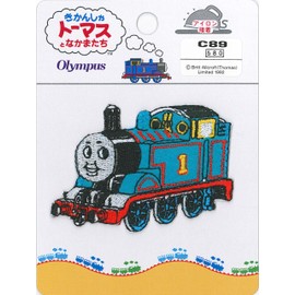 オリムパス製絲(Olympus Thread) きかんしゃトーマス ワッペン トーマス C89 ブルー