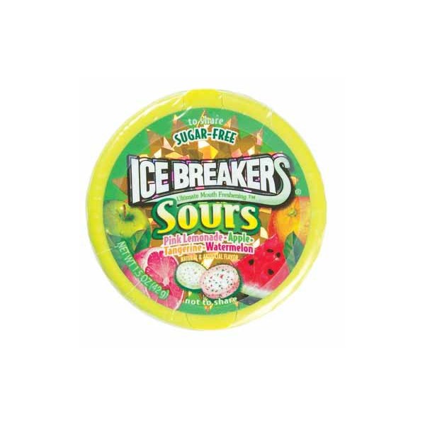 Ice Breakers Sour Fruits Original Sours, 1.5-Ounce Pucks (Pack of 32)